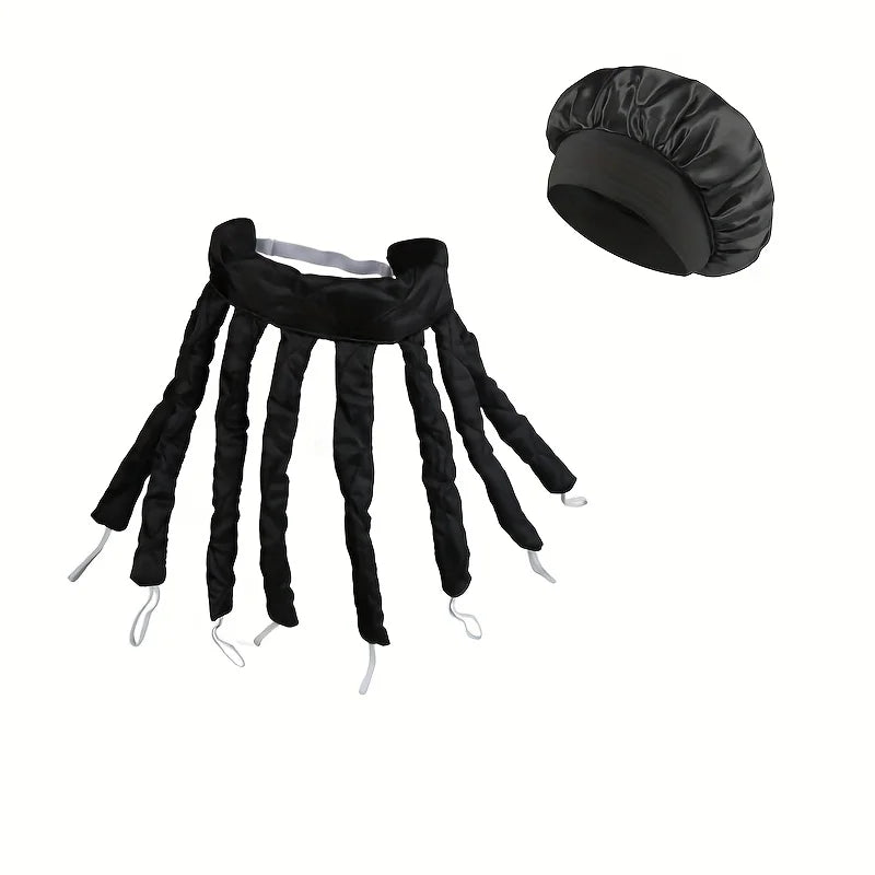 2Pcs Heatless Curling Iron Headbands Night Cap Octopus Curling Iron Soft Overnight Curling Iron Soft Headband Hair Styling Tools
